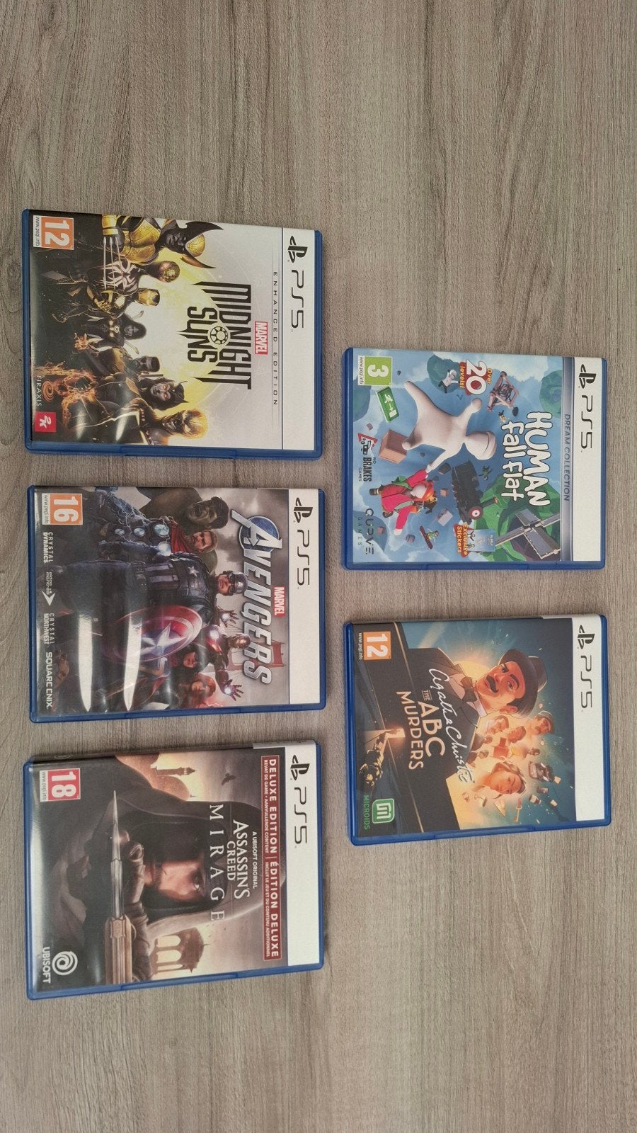 5 PlayStation 5-games als nieuw, Games en Spelcomputers, Ophalen of Verzenden
