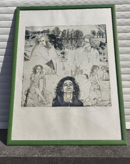 Gravure signe Jochem Roman Schneider, Antiek en Kunst, Ophalen of Verzenden, Gravure