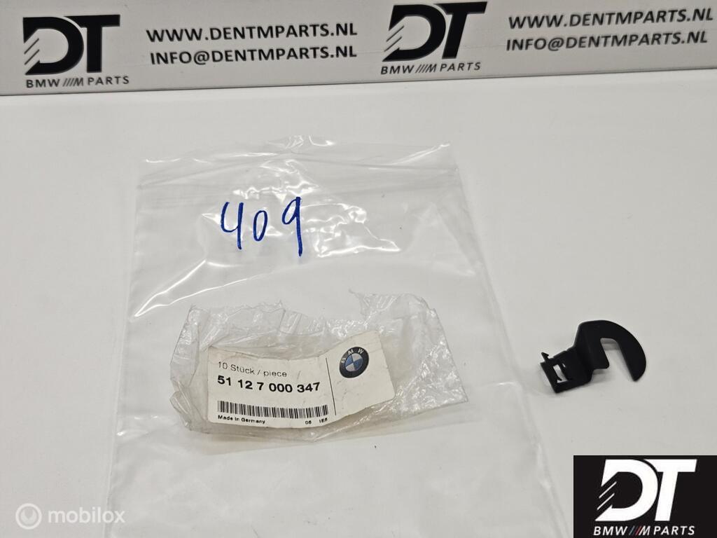 Bumper hoek clip linksachter BMW E46 51127000347, Neuf, Enlèvement ou Envoi