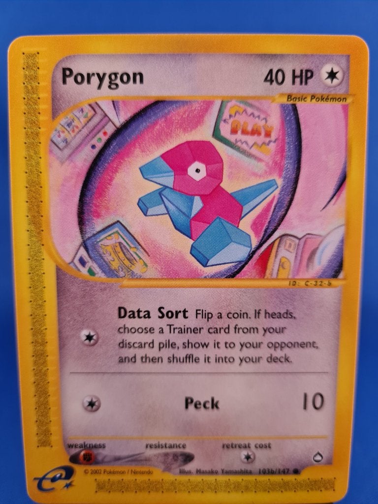 Porygon 103/147 - Aquapolis, Verzenden, Gebruikt
