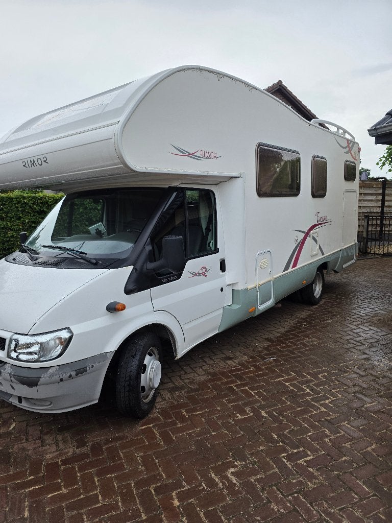 Mobil-home Ford Primor 4/6 personnes, Détecteur de fuite de gaz, Siège standard, Toilette à cassette, Boîte manuelle