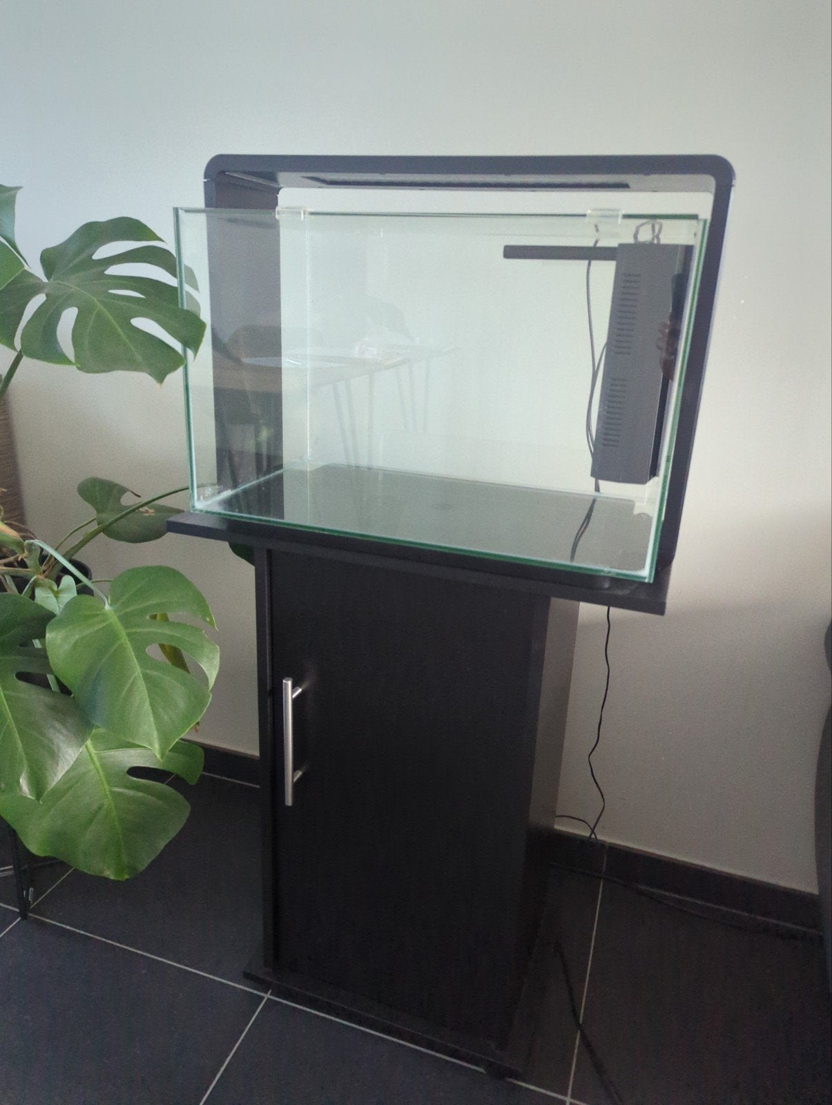 aquarium met kast 60L, Animaux & Accessoires, Enlèvement, Pompe, Utilisé, Meuble d'aquarium
