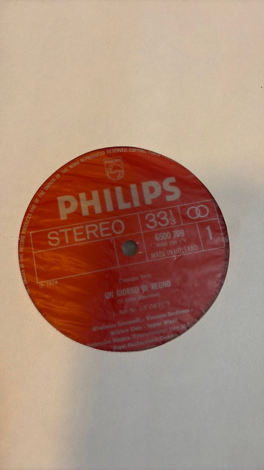 Lp rigoletto deutsche grammophon, Ophalen, Zo goed als nieuw, LP