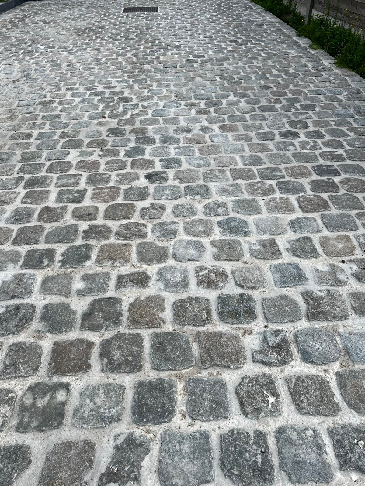 Belgische Porfier kasseien, Tuin en Terras, Ophalen, Zo goed als nieuw