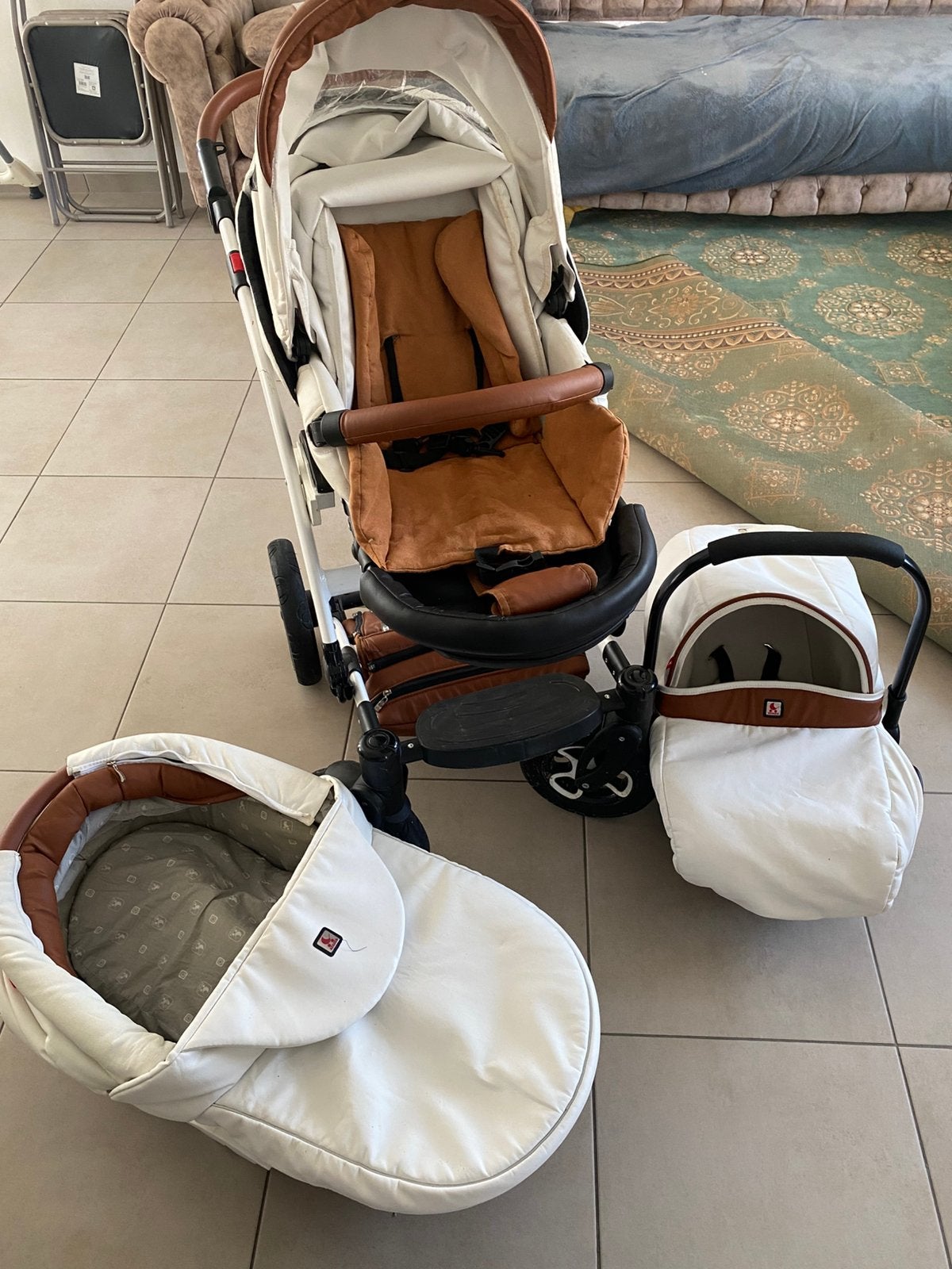 Tutex 3-in-1 kinderwagenset compleet, Enlèvement, Comme neuf, Poussette