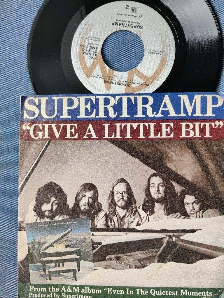supertramp (give a little bit, 77, a and m rec, superst, hol, Ophalen of Verzenden