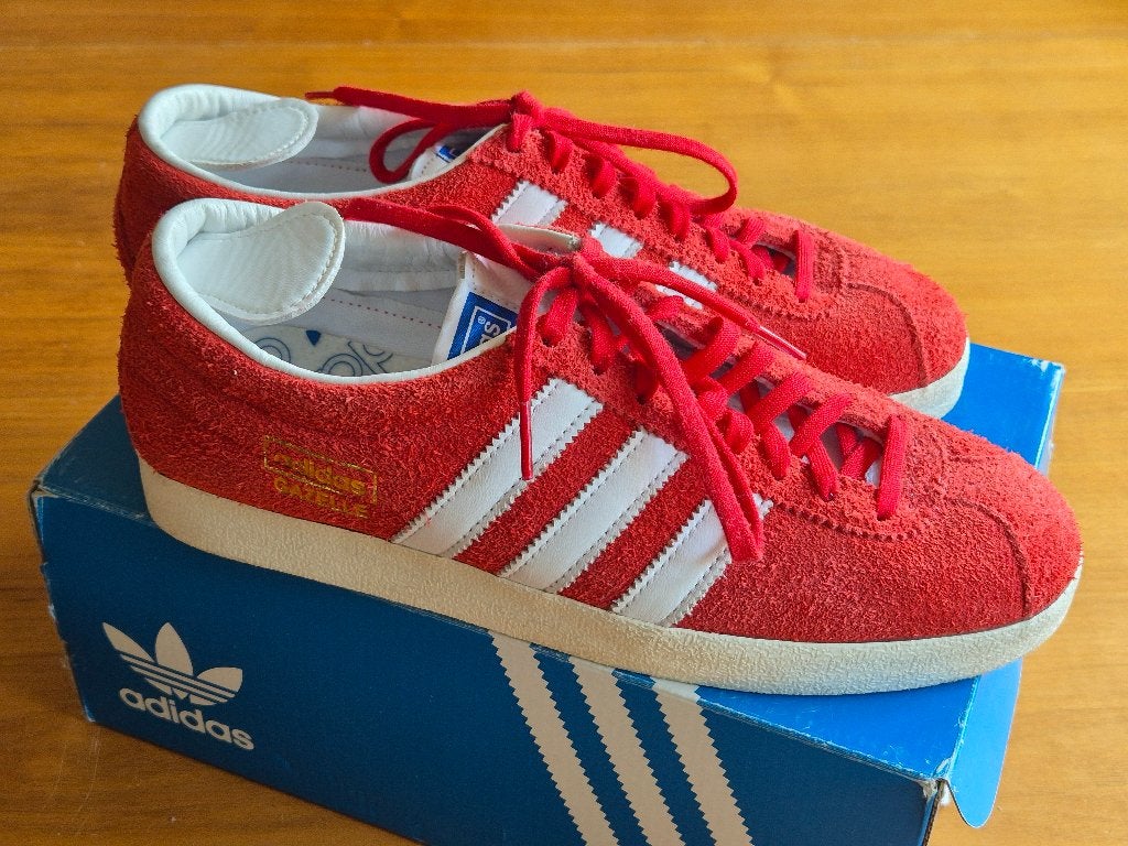 Adidas Gazelle Vintage 40 2/3, Kleding | Heren, Schoenen, Overige kleuren, Ophalen of Verzenden, Zo goed als nieuw, Adidas