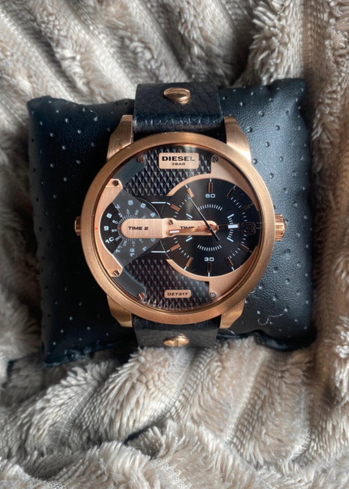 Diesel horloge, Overige merken, Leer, Polshorloge, Ophalen of Verzenden