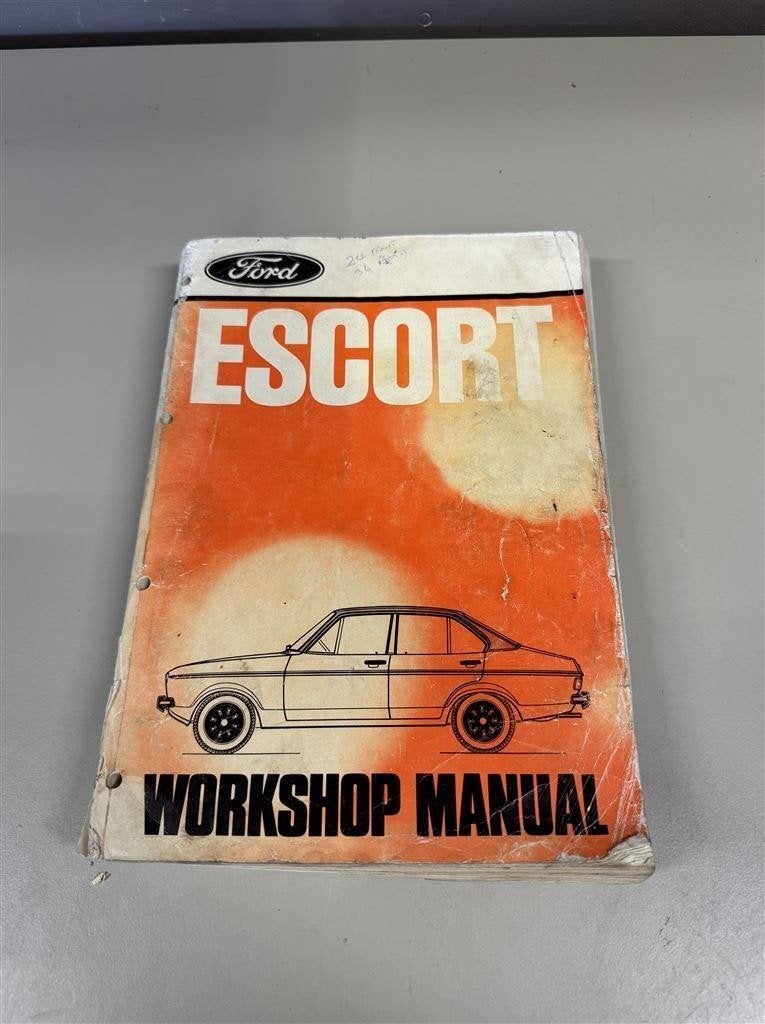 Ford Escort MK2 Workshop Manual incl RS 2000 & Mexico supple, Enlèvement ou Envoi