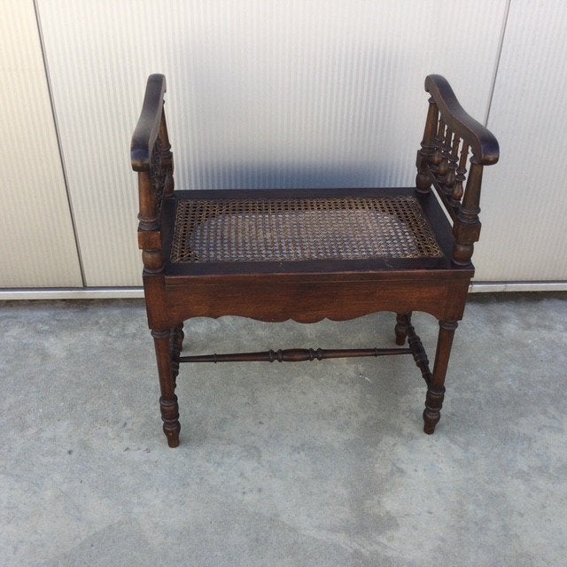 Oude houten bidet/bankje, Antiek en Kunst, Ophalen