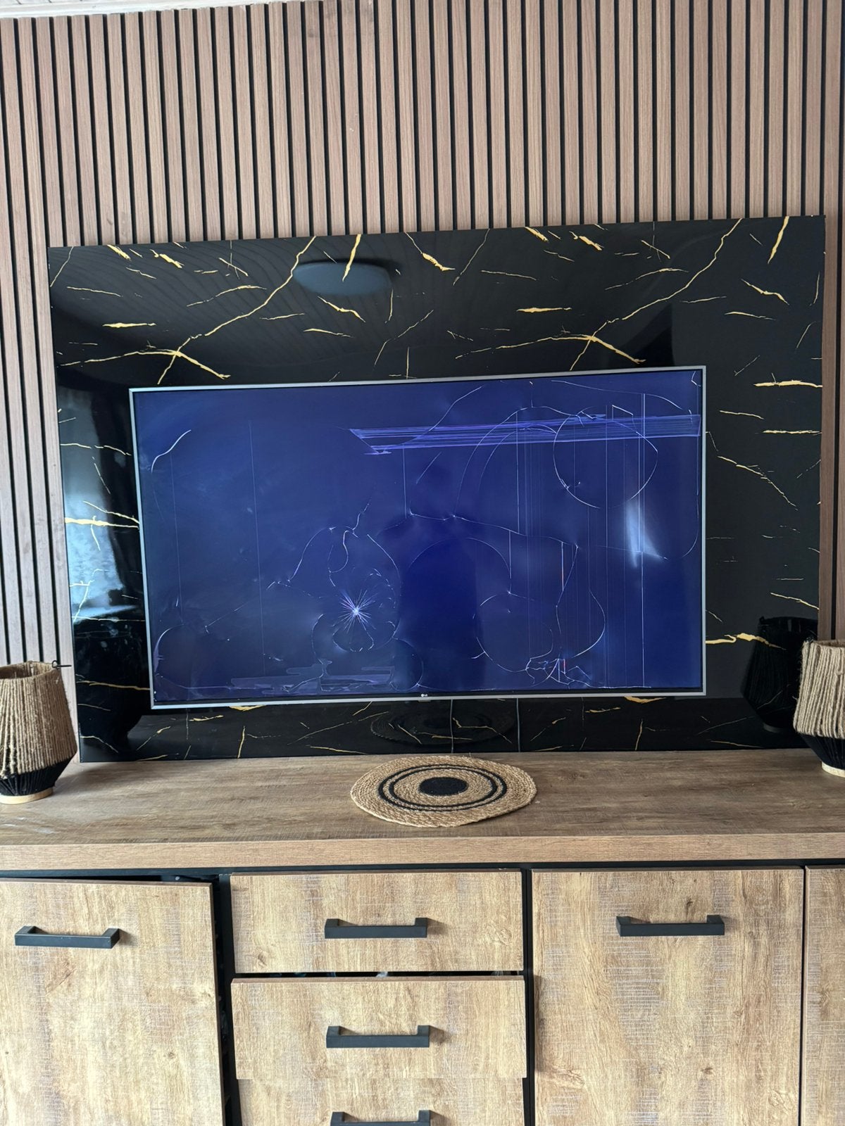 LG 55” – Voor onderdelen of herstelen, Audio, Tv en Foto, Televisies, Ophalen, Zo goed als nieuw, LG, Smart TV