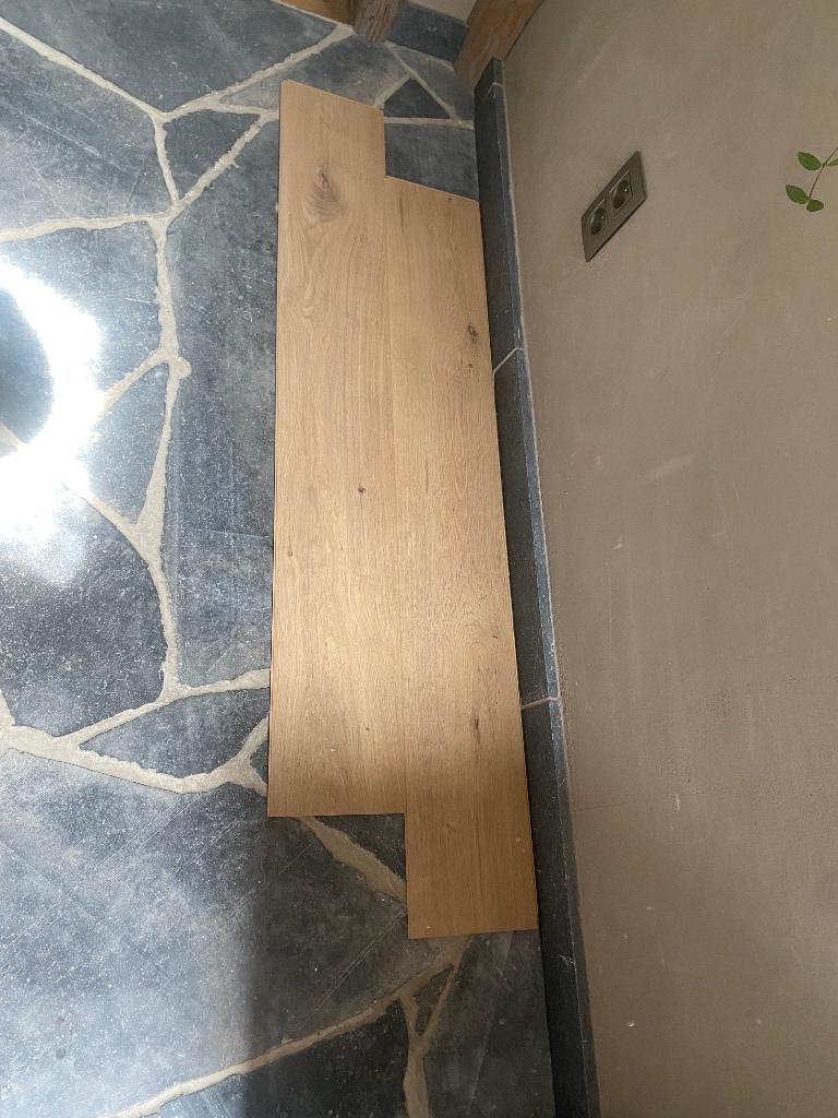 Nieuwe waterbestendige laminaat (90 m²) – 8 mm – AC4, Bricolage & Construction, Planches & Dalles, Neuf, Aggloméré, 50 à 150 cm