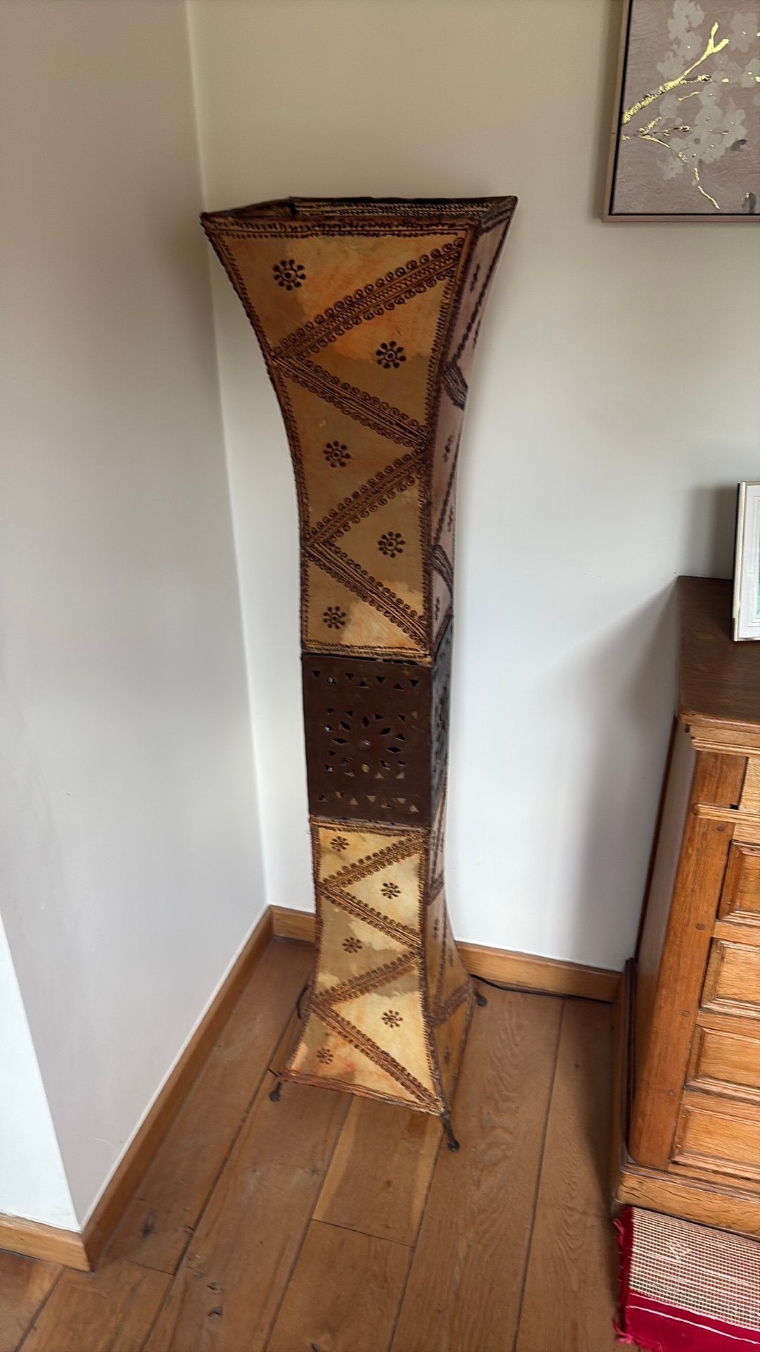 Lampe sur pied Marocaine, Ophalen, Gebruikt