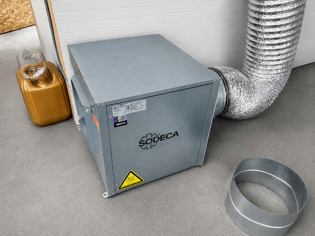 SODECA Industriële Ventilator / Afzuigbox – Zeer nette staat, Ophalen