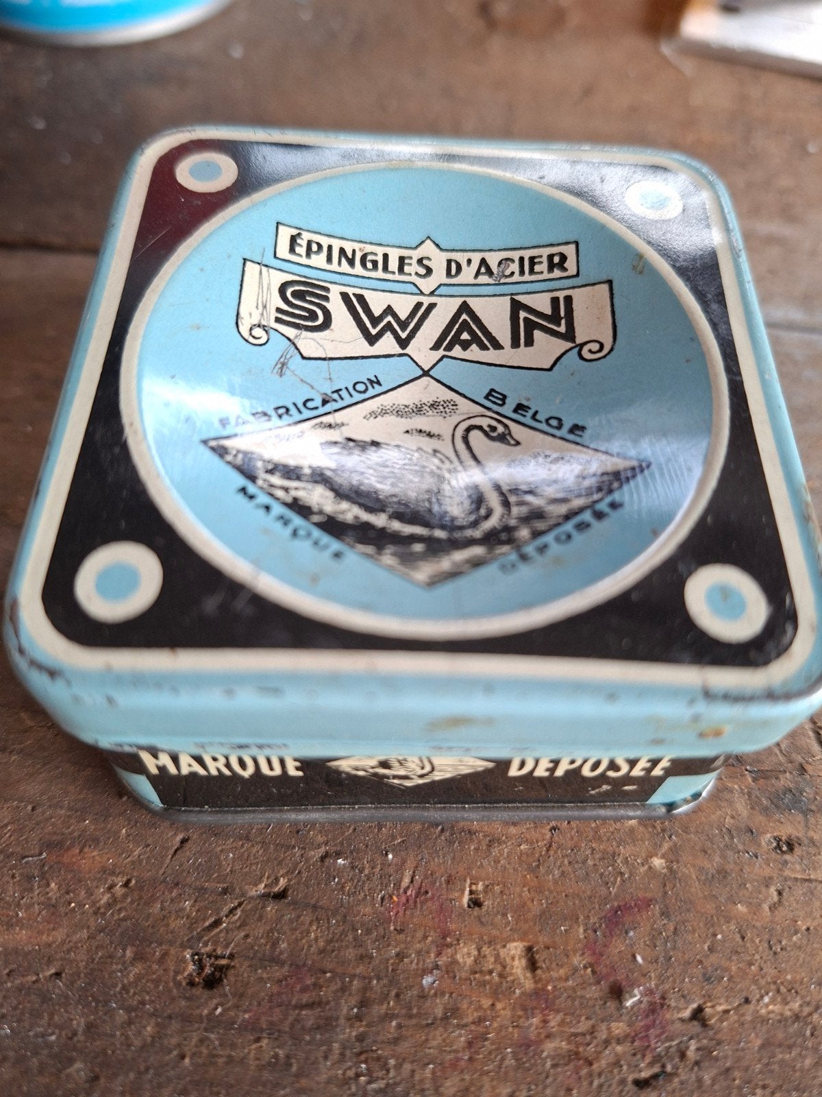 vintage SWAN doosje, Verzamelen, Ophalen of Verzenden, Gebruikt