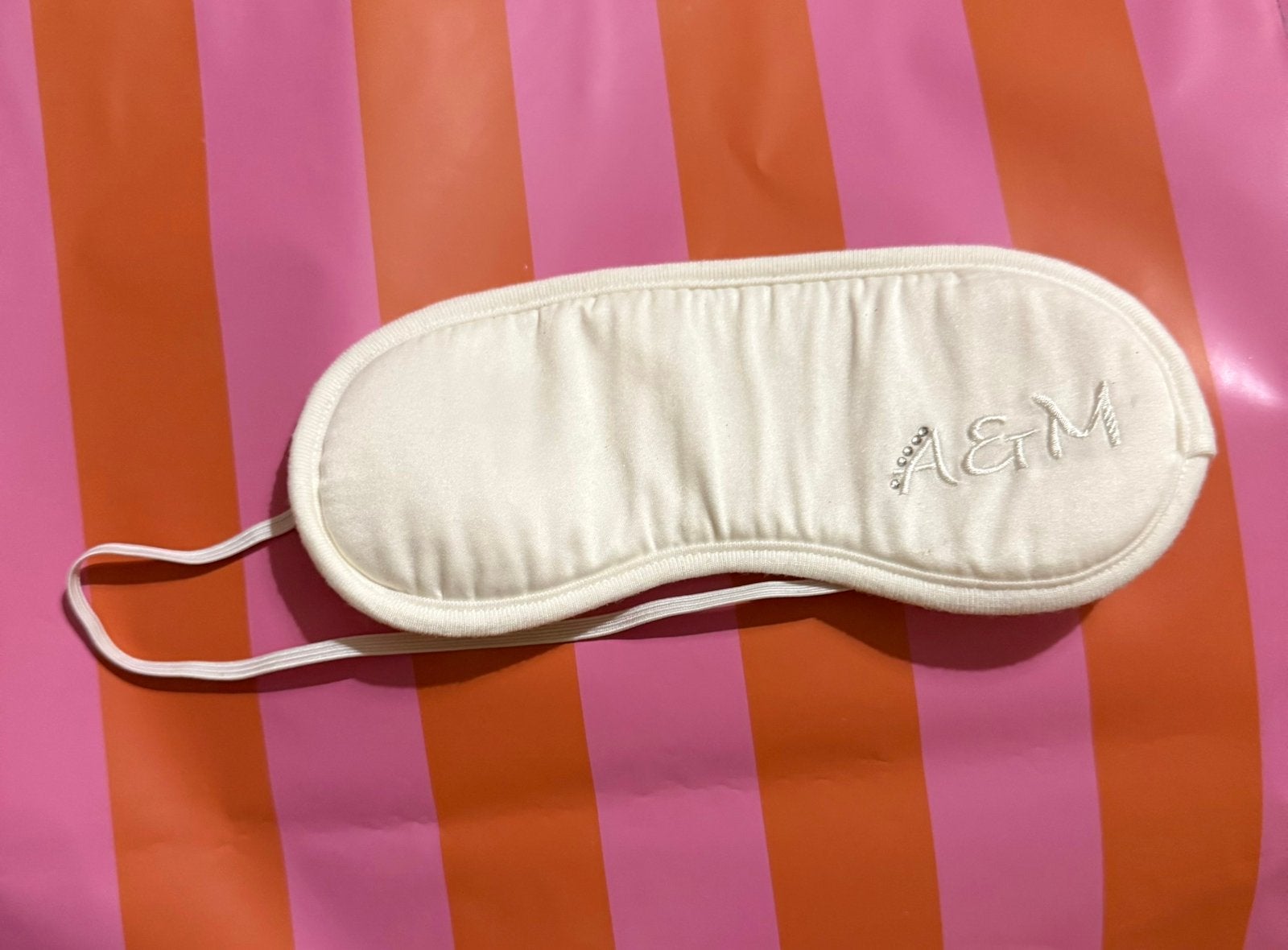 Slaapmasker wit met steentjes, Kleding | Dames, Ophalen of Verzenden, Wit