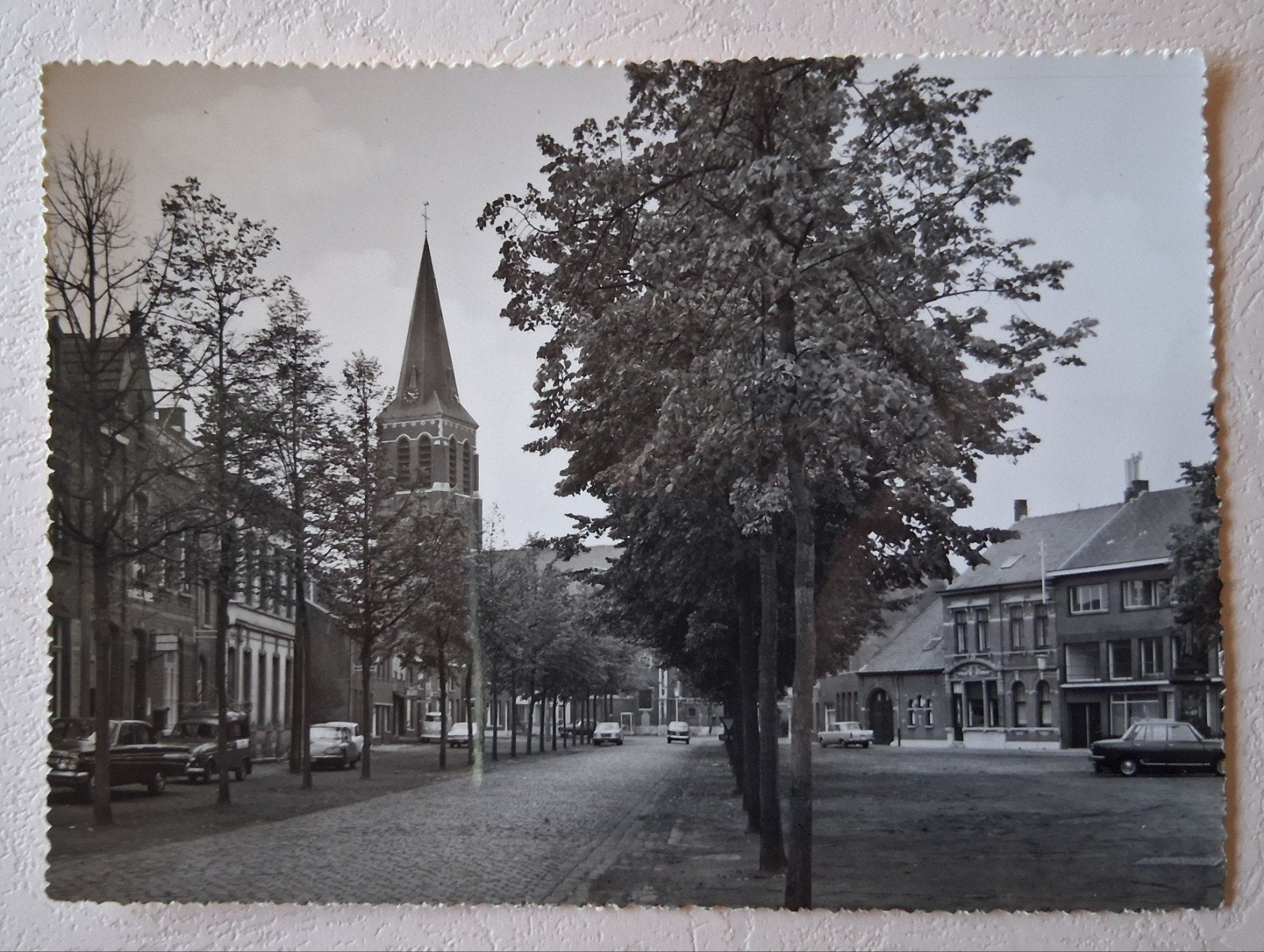 vintage Postkaart Gemeenteplaats te Brecht, Ophalen of Verzenden