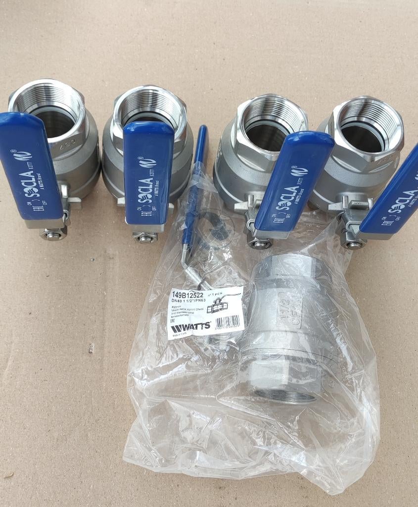 Vanne inox 6/4, Enlèvement, Neuf, Inox