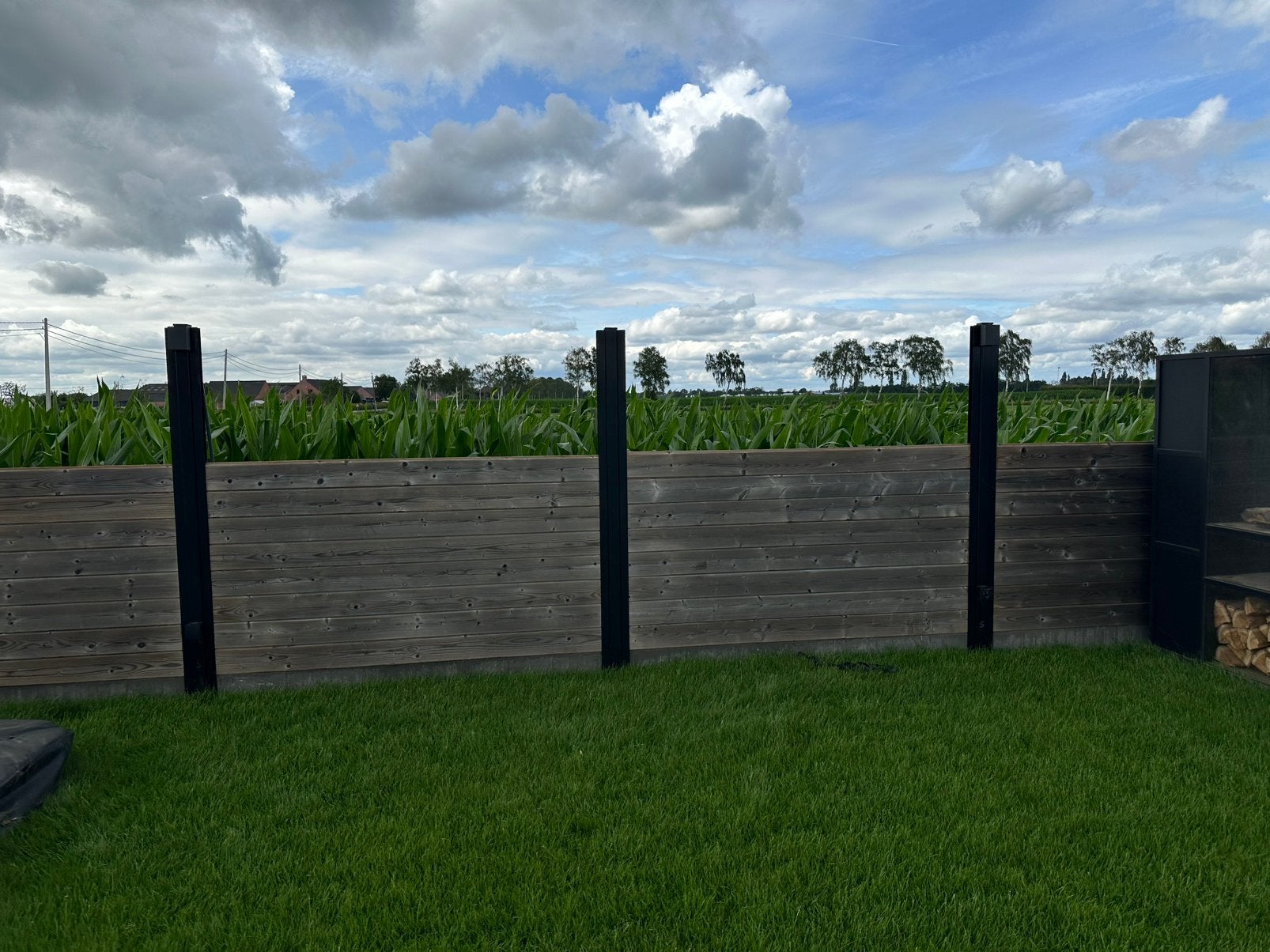 Planken voor omheining, Tuin en Terras, Tuinhekken en Hekwerk, Ophalen, Zo goed als nieuw, Hout, Tuinhek
