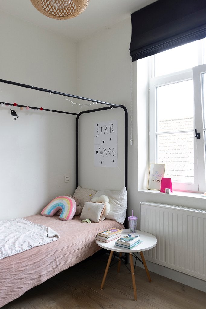 hemelbed zwart, 85 tot 100 cm, Zo goed als nieuw, 180 cm of meer, Ophalen