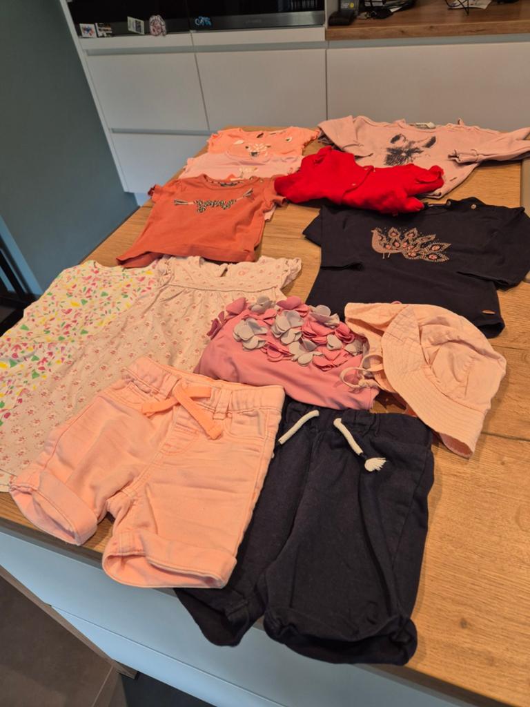 Zomerpakket meisje maat 80, Enfants & Bébés, Vêtements de bébé | Taille 80, Enlèvement, Fille