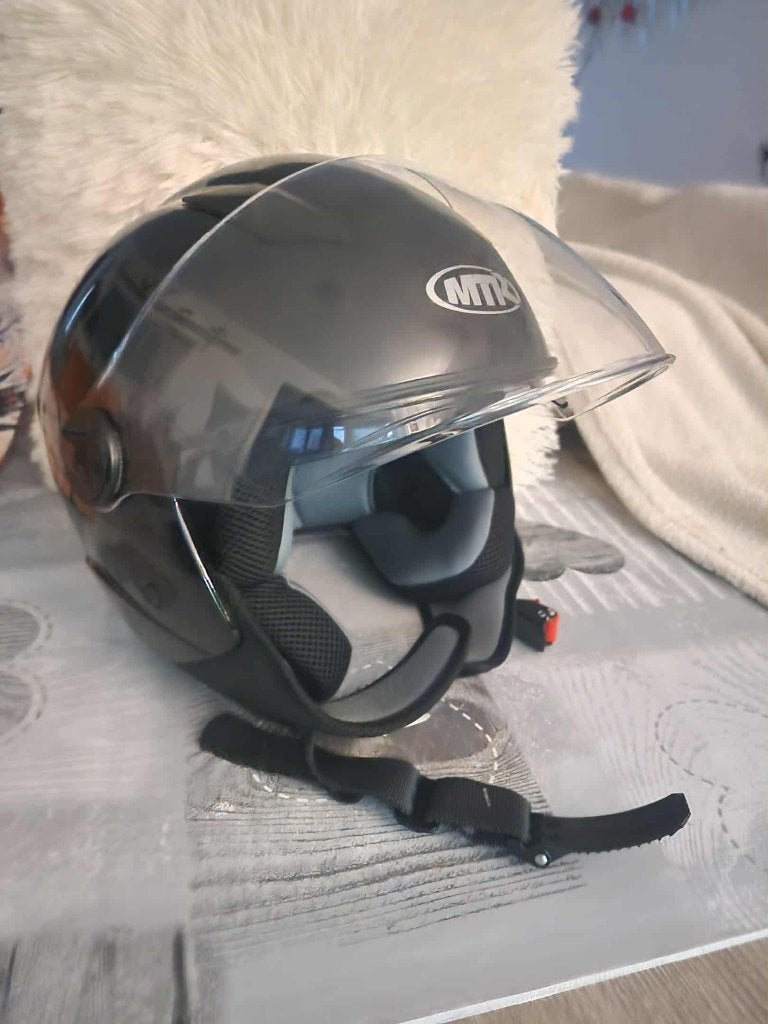 casque scooter et veste, Motoren, Kleding | Motorhelmen, Ophalen