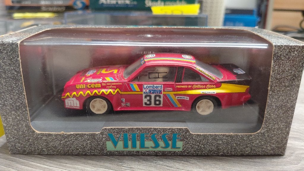 Vitesse 1/43 - Opel Manta 400 - Phil Collins - RAC Rally 84, Enlèvement ou Envoi, Comme neuf, Voiture, Autres marques