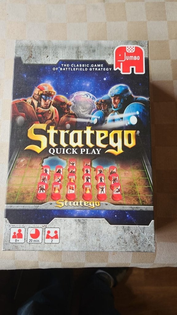 Jeu de plateau Jumbo Stratego Quick Play, 1 ou 2 joueurs, Enlèvement ou Envoi, Comme neuf