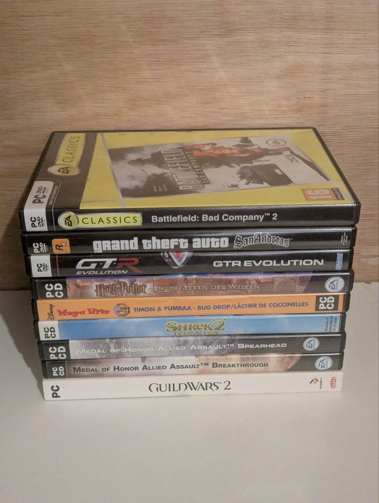 PC Games / Klassiekers (o.a. GTA San Andreas & Harry Potter), Consoles de jeu & Jeux vidéo, Enlèvement ou Envoi, 1 joueur, Comme neuf