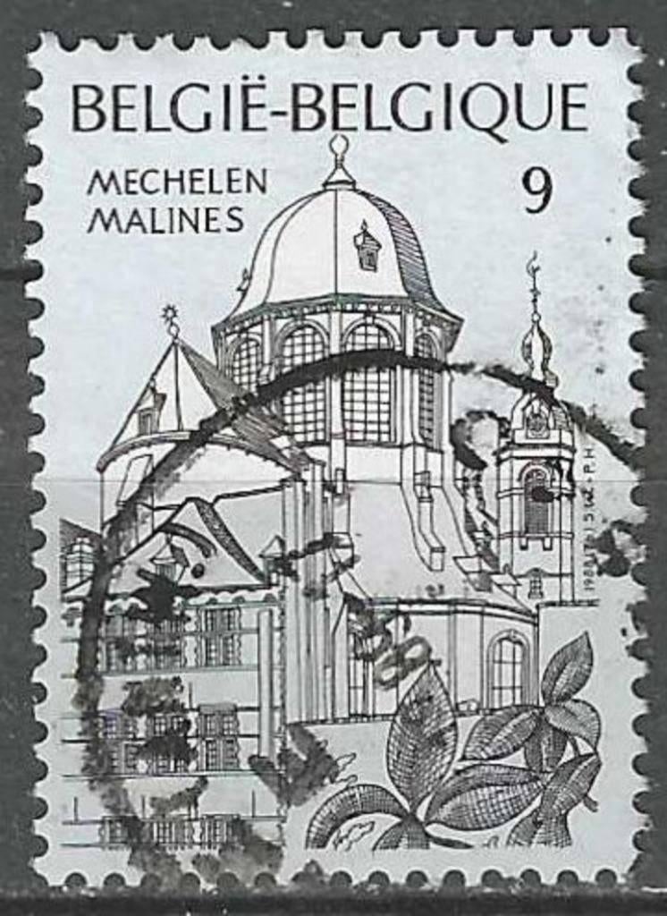 Belgique 1988 - Yvert/OBP 2289 - Tourisme - Malines (ST), Envoi, Affranchi, Oblitéré