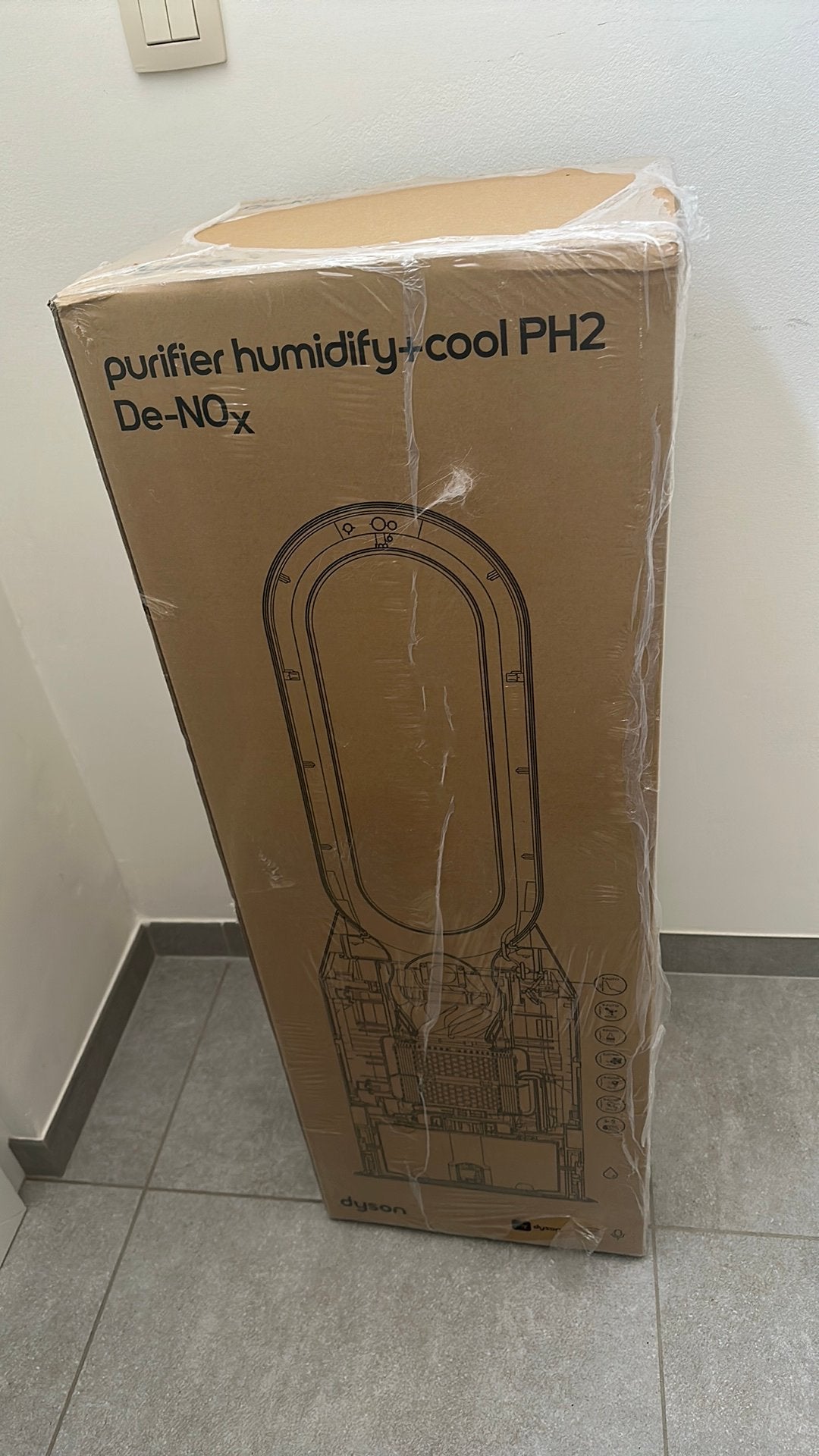 Gloednieuwe Dyson ventilator, Elektronische apparatuur, Ophalen, Ventilator met afstandsbediening, Nieuw, Vloerventilator