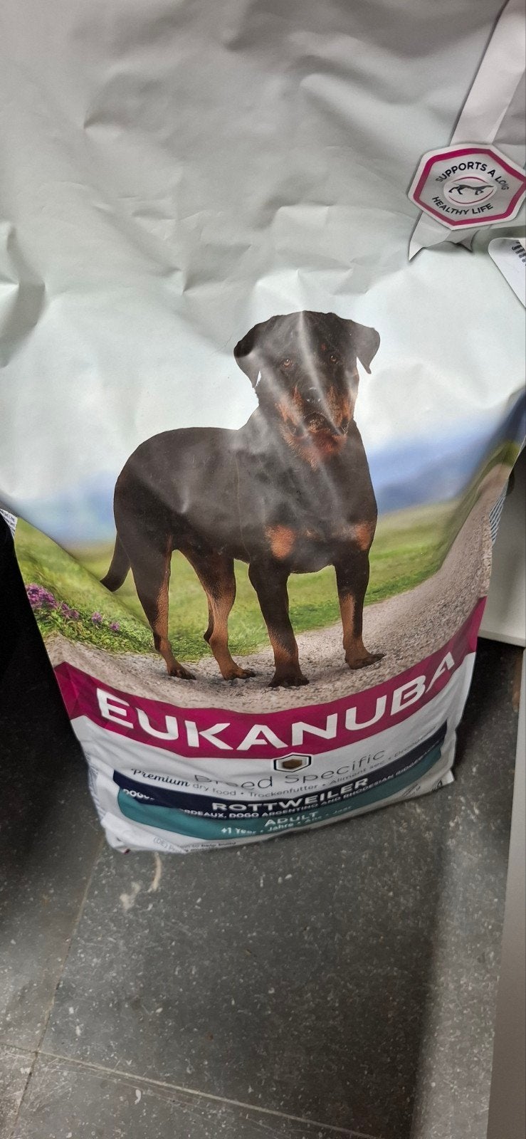 Eukanuba Hondenvoer Droog Adult Rottweiler Kip 2 x 12 kg, Dieren en Toebehoren, Ophalen of Verzenden, Hond