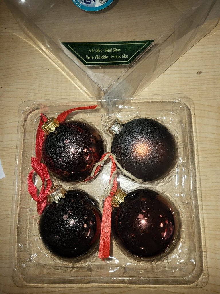 kerstballen bruin, Ophalen of Verzenden, Zo goed als nieuw
