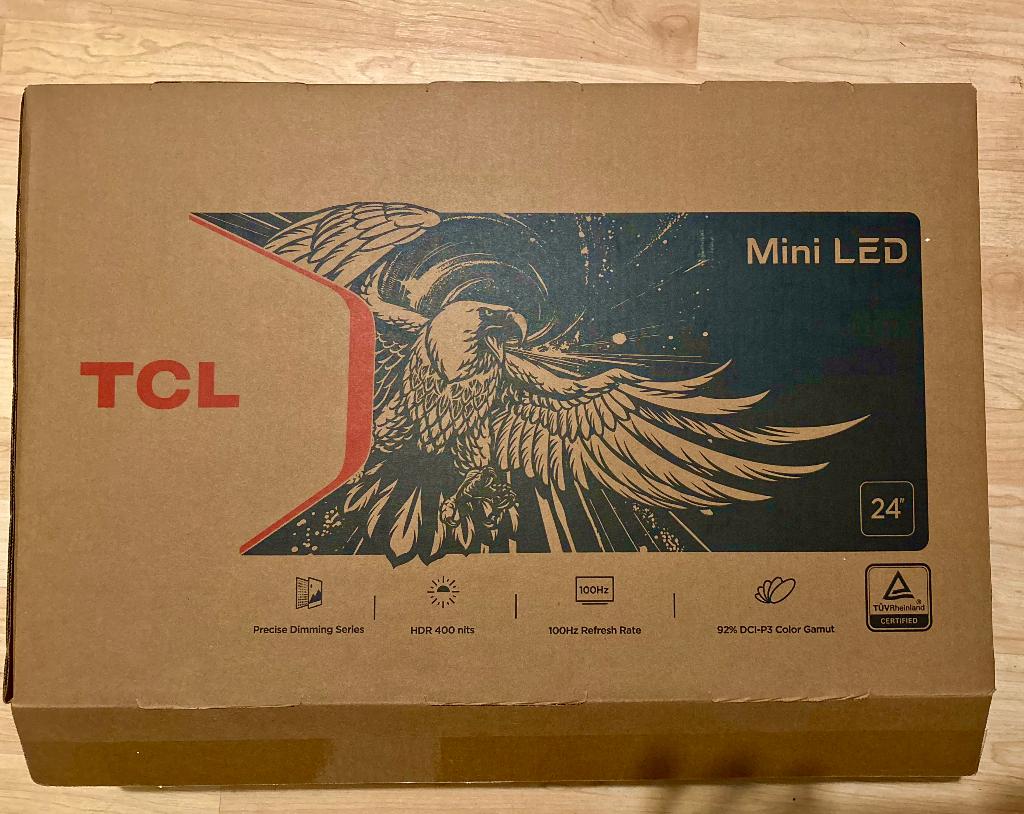 TCL 24G54 24" MiniLED Monitor - 24 inch, Computers en Software, Monitoren, Gaming, IPS, HDMI, Full HD