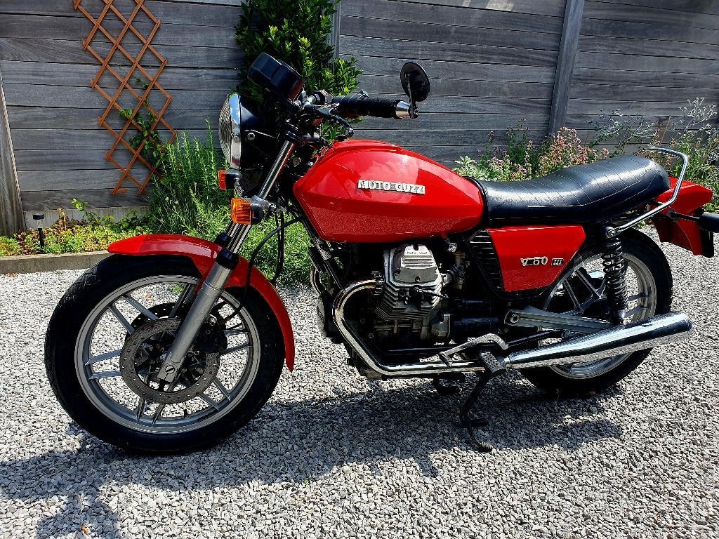 Moto Guzzi V50, Motoren, 2 cilinders, Occasion, Motorrijbewijs A, Particulier