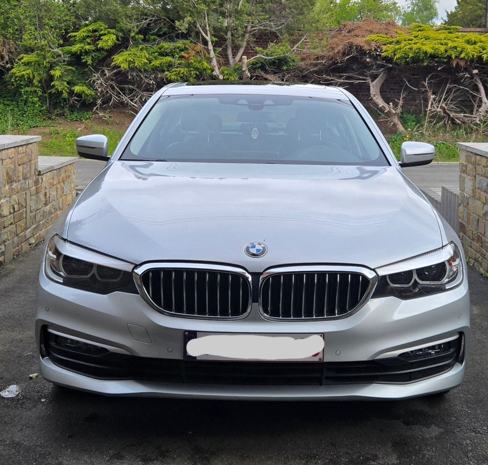 BMW 518dA Business édition 2020, Autos, Cuir, Argent ou Gris, Achat, Euro 6
