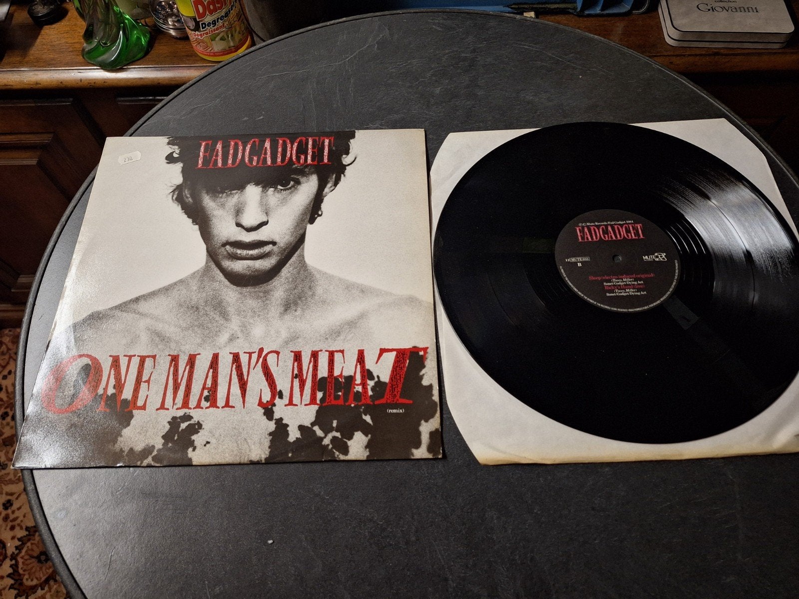 Fad Gadget One Man S Meat Maxi Single 12p, Ophalen of Verzenden