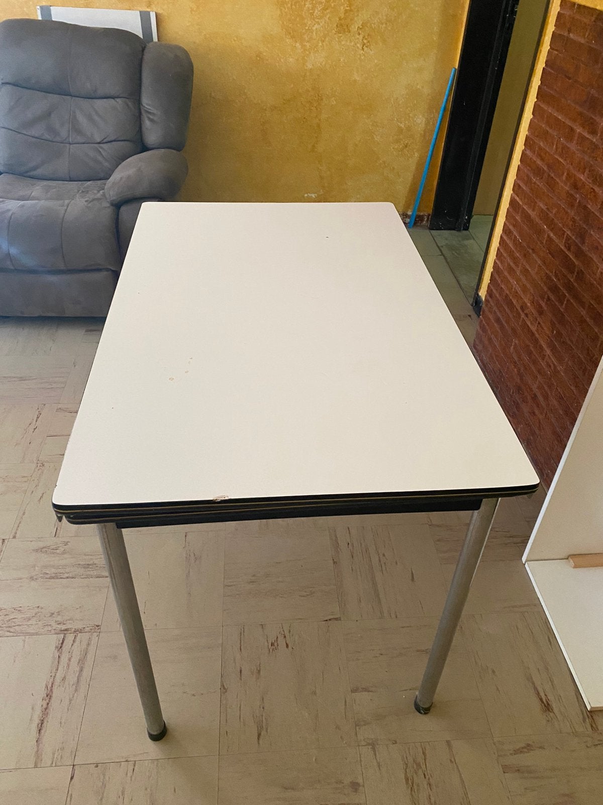 retro keukentafel, Huis en Inrichting, Ophalen, 100 tot 150 cm, Jaren 1970, 150 tot 200 cm