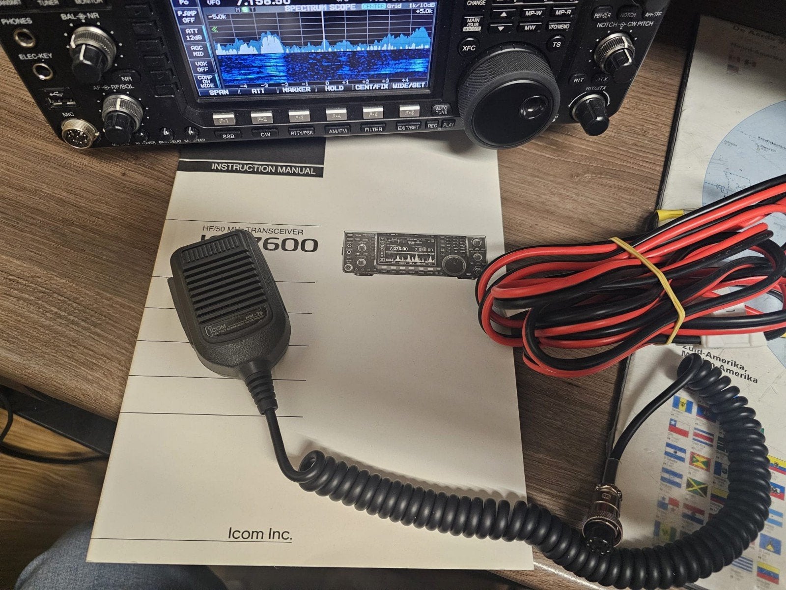 Icom ic 7600, Ophalen of Verzenden, Gebruikt, Zender en Ontvanger
