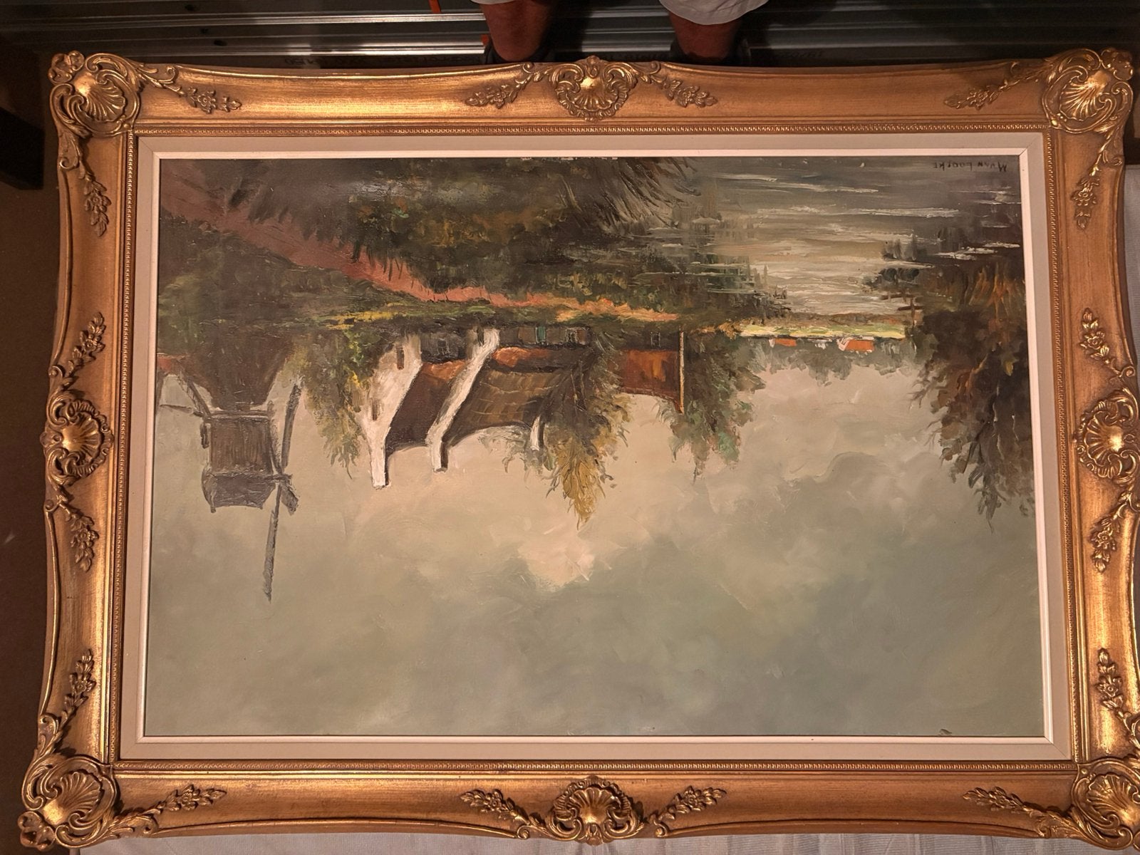 Schilderij van M Van Loocke, Ophalen
