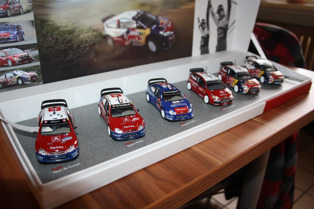 1:43 Norev Giftbox S.Loeb 6 X World Champion WRC Rally., Enlèvement, Neuf, Voiture, Norev