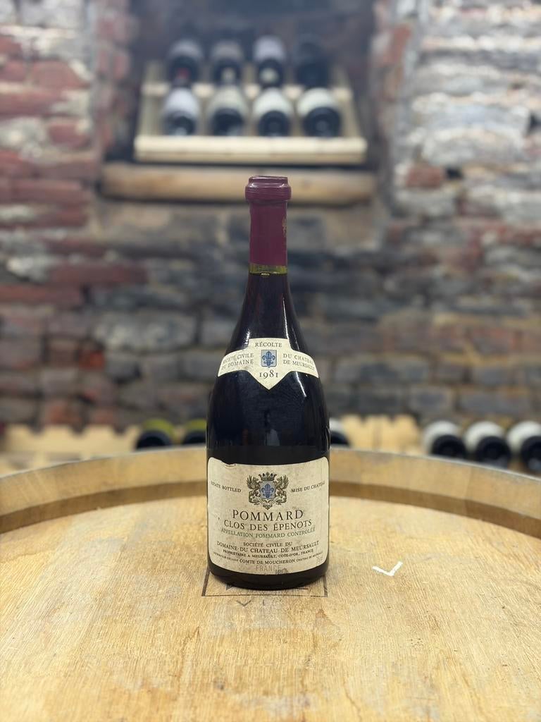 Pommard Clos des Épenots 1981 1er cru, Verzamelen, Wijnen, Ophalen of Verzenden, Zo goed als nieuw, Rode wijn