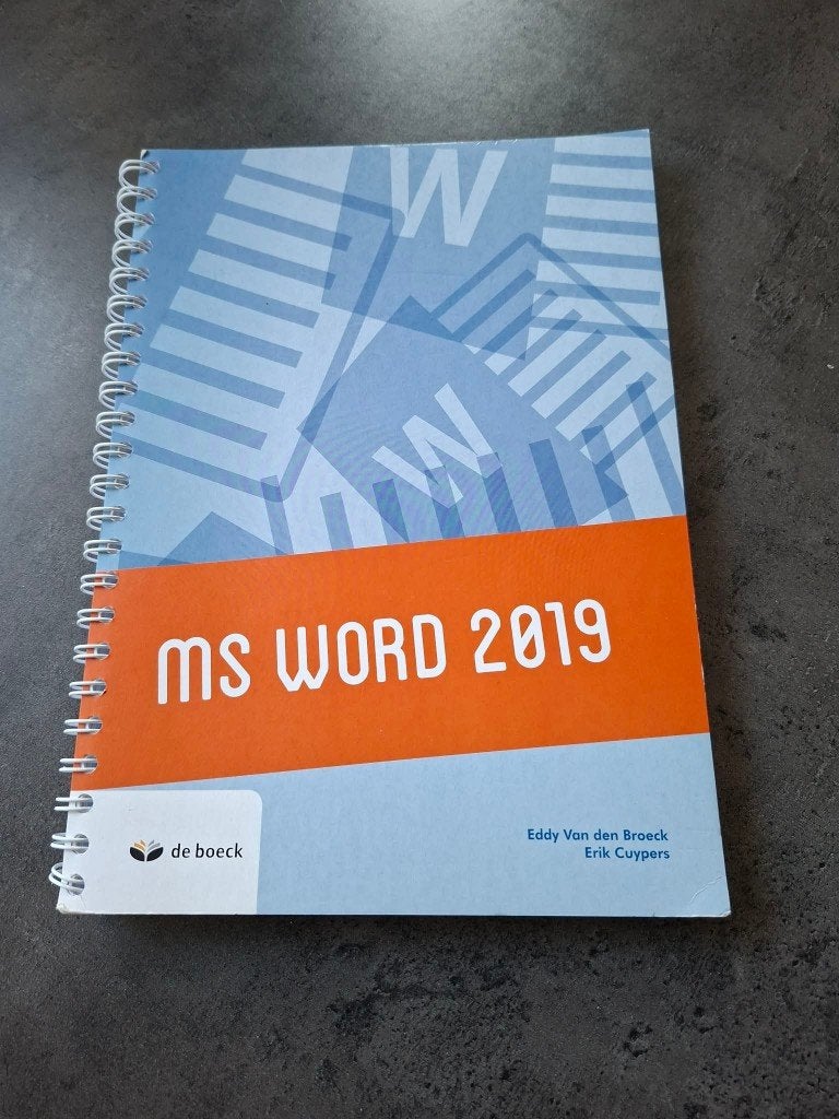 De Boeck: MS Word 2019, Boeken, Ophalen of Verzenden, Gelezen, Hoger Onderwijs, Eddy Van den Broeck