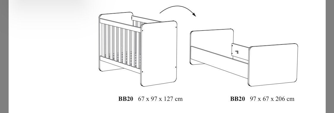 Baby bed noor, Ophalen, Gebruikt, Lattenbodem