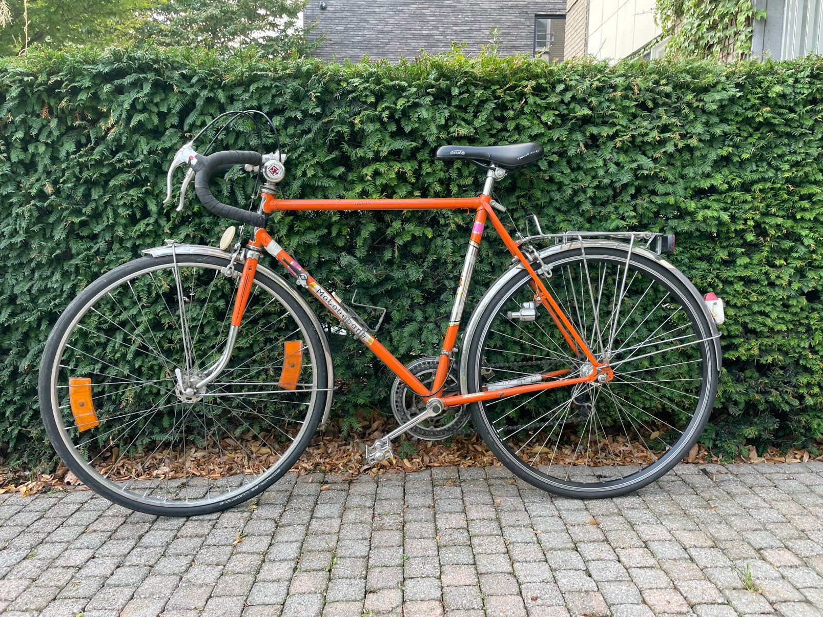 Retro koersfiets, Ophalen