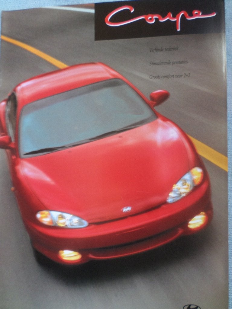 96 Brochure Hyundai S Coupé, Enlèvement ou Envoi