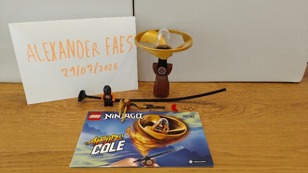 LEGO Ninjago Airjitzu Cole Flyer 70741, Lego, Ophalen of Verzenden, Compleet, Zo goed als nieuw