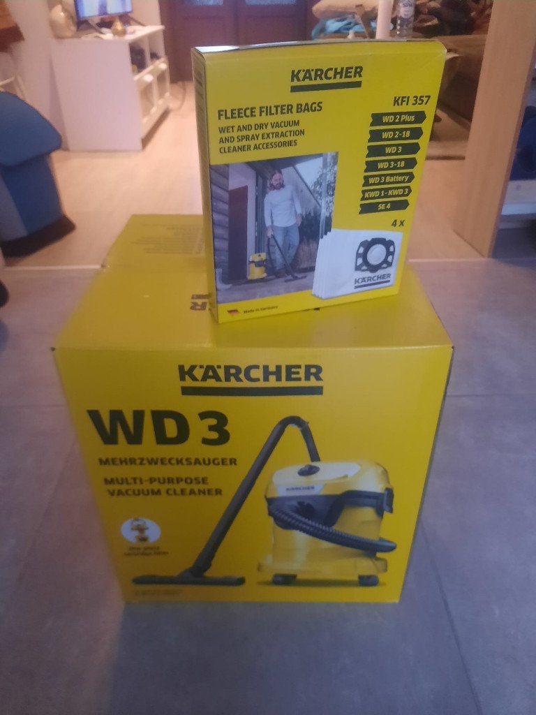 Aspirateur KARCHER Pro, Neuf, Kärcher, Sac à poussière, Enlèvement