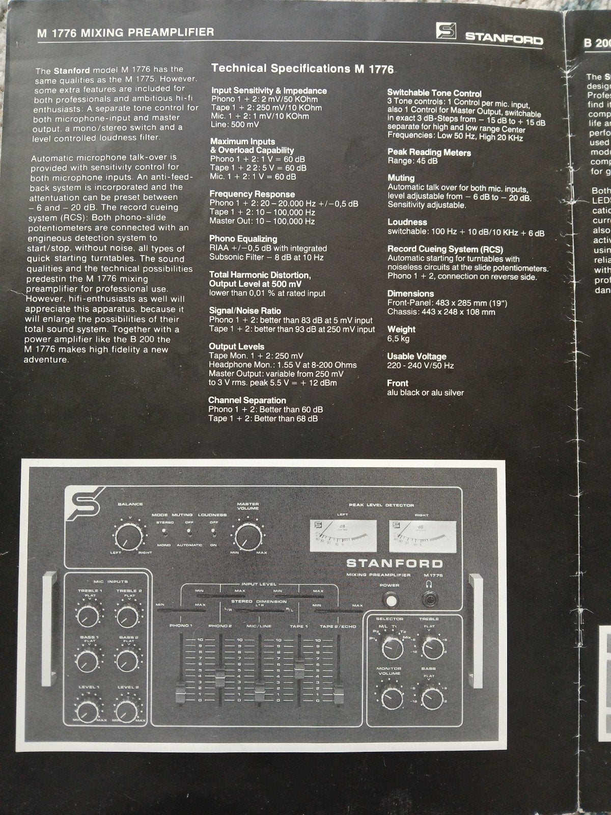 preampli audiophile stanford, Enlèvement