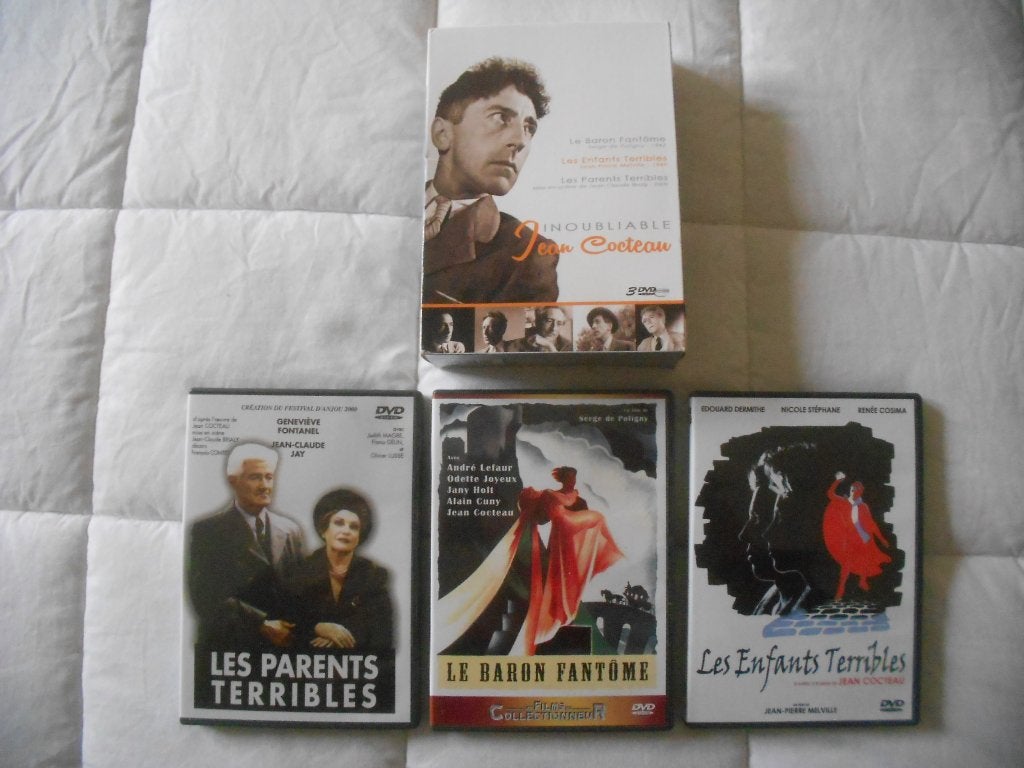 DVD coffret Jean Cocteau (3 dvds). xxx, Enlèvement ou Envoi, Néerlandais, Néerlandais